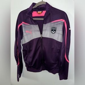 2010-11 PUMA MENS FC GIRONDINS DE BORDEAUX TRACK JACKET TRAINING SOCCER FOOTBALL